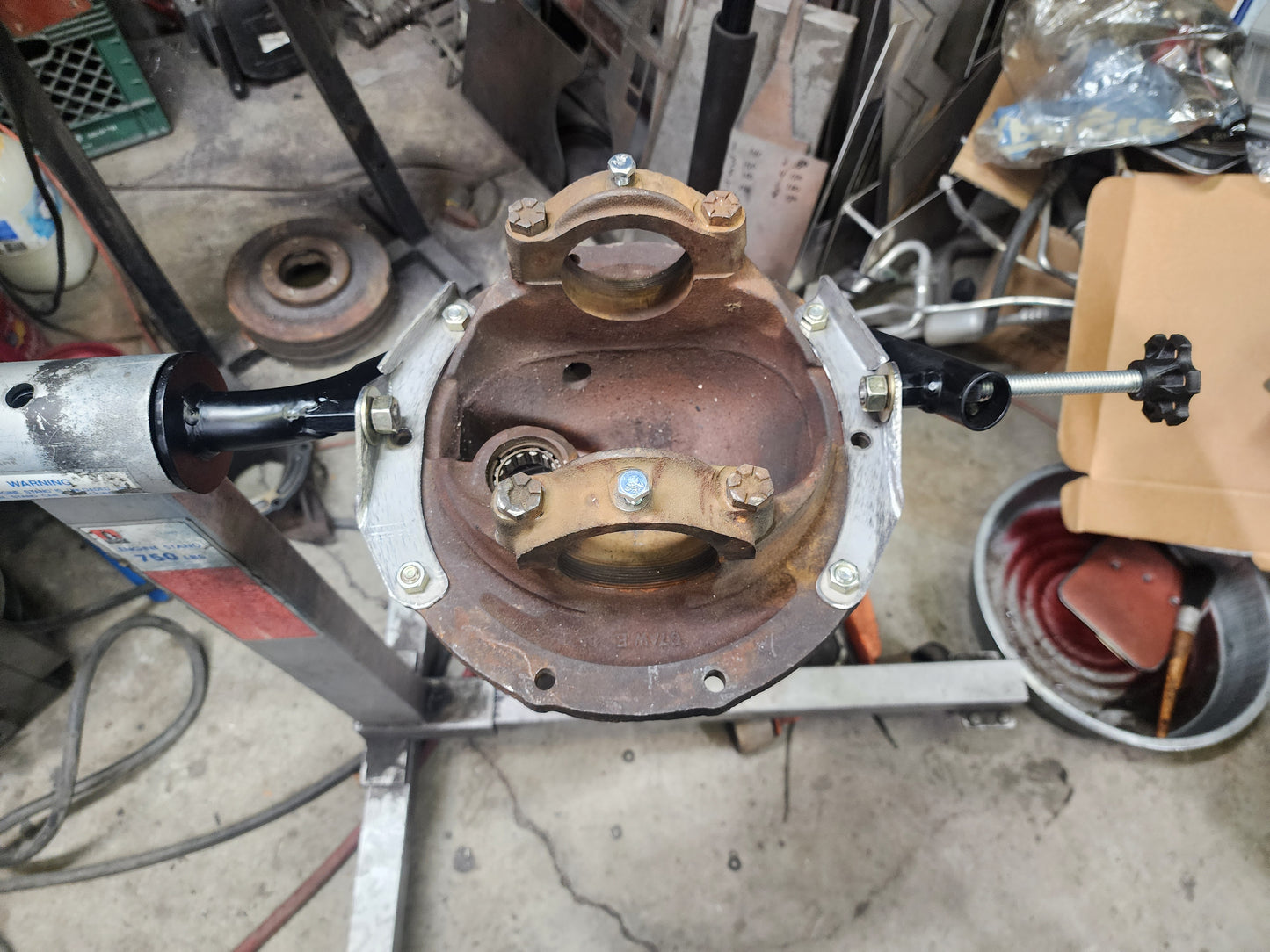 Transmission Rebuild Holding Fixture for engine stands.